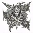 Kali Linux tattoo design idea