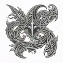 Kali Linux tattoo design idea