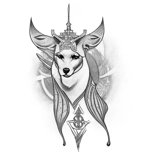 the high priestess tarot card, looks like the cards do tattoo design idea