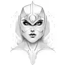 super hero tattoo design idea