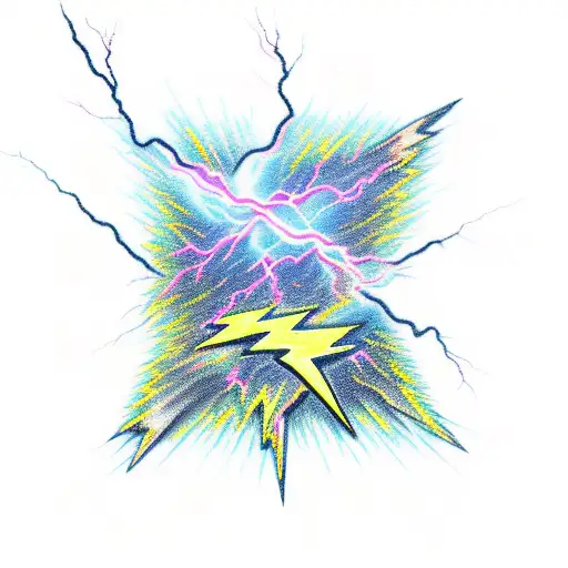 Lightning Bolt tattoo design idea