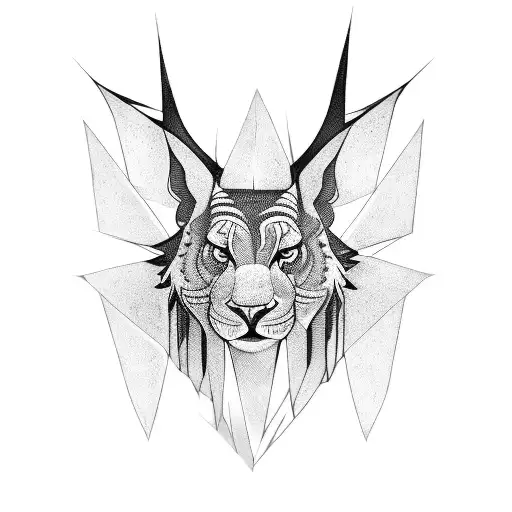 white bars tattoo design idea