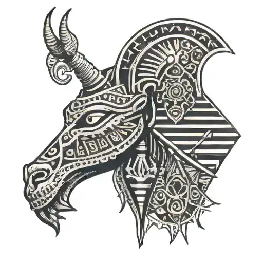 trippy Egyptian gangster style hippie love water earth dark demonic good positive tattoo design idea