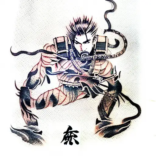 metal gear solid tattoo design idea