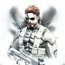 metal gear solid tattoo design idea
