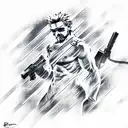 metal gear solid tattoo design idea