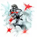 metal gear solid tattoo design idea