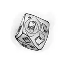 Risk Rich dice tattoo design idea