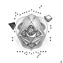 Risk Rich dice tattoo design idea