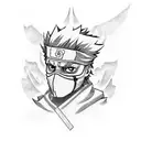 kakashi sensei tattoo design idea