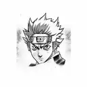 kakashi sensei tattoo design idea