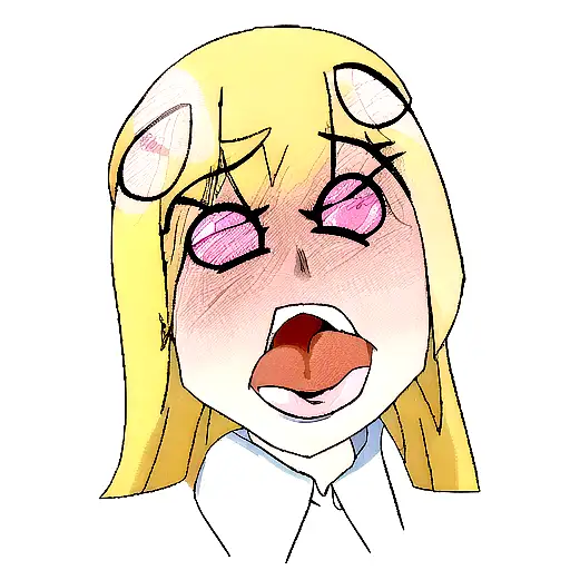 ahegao tattoo design idea