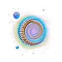 A Fibonacci spiral composed of scientific equations tattoo design idea