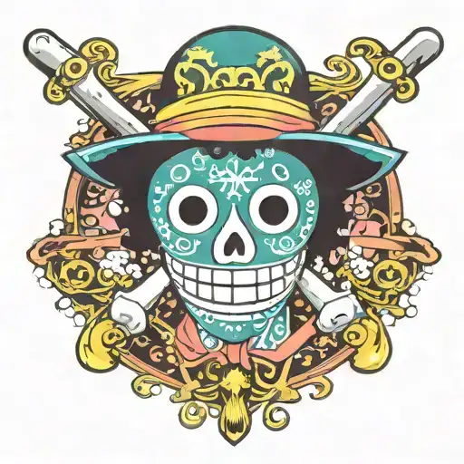 brook one piece tattoo design idea