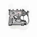 Sewing machine tattoo design idea