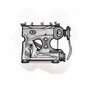 Sewing machine tattoo design idea