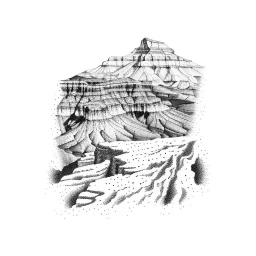 grand canyon, seqouia national park, death valley, Yosemite,  tattoo design idea