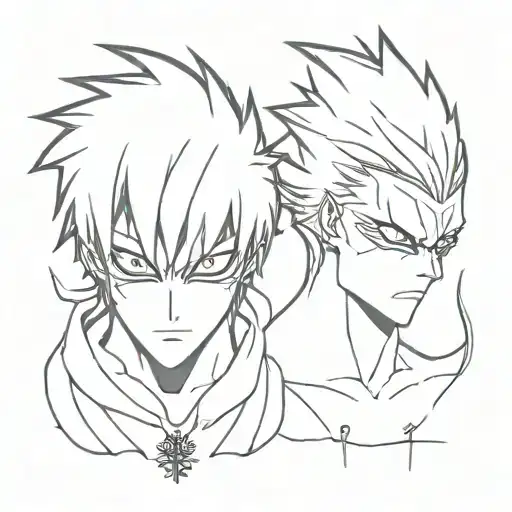 death note , kira and ryuk death note tattoo design idea