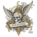 It matters not how strait the gate, How charged with punishments the scroll, I am the master of my fate : I am the capta tattoo design idea