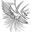Phoenix tattoo design idea