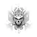 cybernetics tattoo design idea