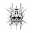 cybernetics tattoo design idea