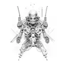 cybernetics tattoo design idea