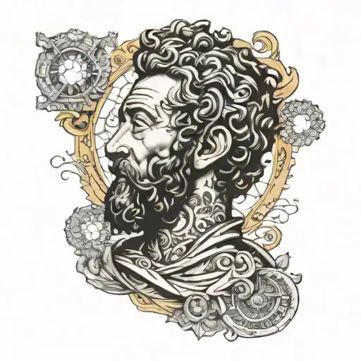 marcus aurelius fore arm tattoo tattoo design idea