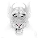 monk tattoo design idea