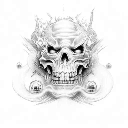 there is a hell, believe me, I've seen it. There is a heaven, let's keep it a secret tattoo design idea