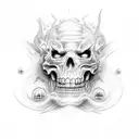 there is a hell, believe me, I've seen it. There is a heaven, let's keep it a secret tattoo design idea