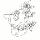 weight loss   tattoo design idea