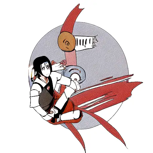 itachi, naruto, sasuke tattoo design idea