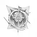 four elements for a couple tattoo design idea