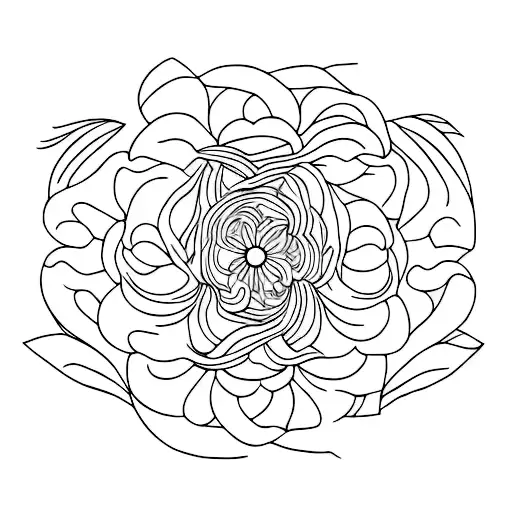 Marguerite sans tige qui fond tattoo design idea