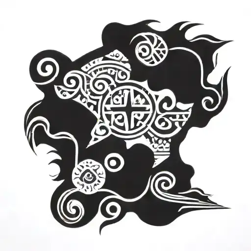 colombia symbols tattoo design idea