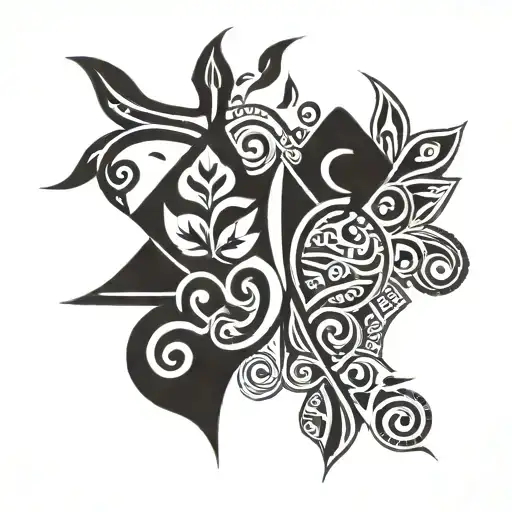 colombia symbols tattoo design idea