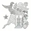 colombia symbols tattoo design idea