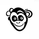monkey tattoo design idea