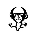 monkey tattoo design idea