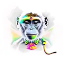 monkey tattoo design idea