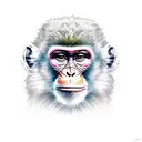 monkey tattoo design idea