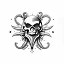 saffron, trombone, ghost pacman, bicycle, beetle, skull  tattoo design idea