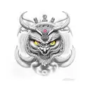 mitologia grecka rękaw tattoo design idea