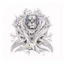 mitologia grecka rękaw tattoo design idea