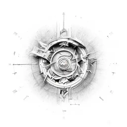 A symbolic representation of a CG artist's passion and dedication tattoo design idea