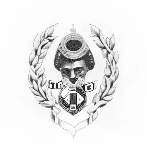 A writing from a stadium choir of the internationale Milan  "Te l'ho promesso da bambina ..." tattoo design idea