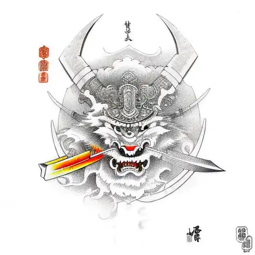 Ronin this sword  tattoo design idea