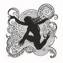 aquarius tattoo design idea