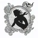 aquarius tattoo design idea